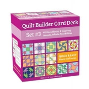 Quilt Builder Card Deck Set #3 : 40 More Blocks, 8 Inspiring Layouts, Infinite Possibilities (General merchandise)