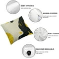 thumbnail image 4 of BANET Fall Pillow Covers Halloween Throw Pillow Loose Outdoor Pillow Abstract Pattern Square Cushion White, 4 of 5