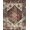 Rust Charcoal Cream, Pattern 11, variant on Design&I 8'x10' Washable Area Rug Vintage Boho Ornate Bordered Symmetry Distressed Scroll Border for Living Room, Family Extra Large Skid-Resistant Low Profile