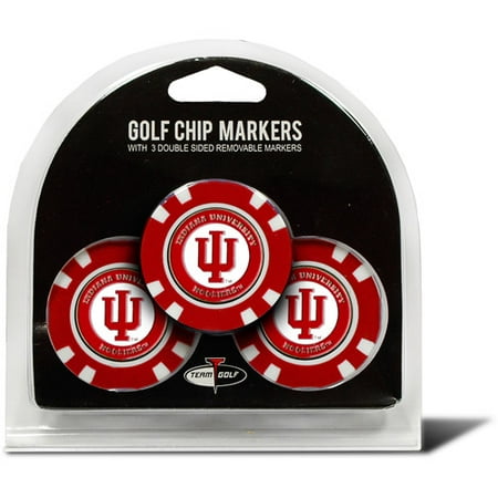 UPC 637556214881 product image for Team Golf NCAA Indiana 3 Pack Golf Chip Ball Markers | upcitemdb.com