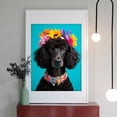thumbnail image 2 of Diamond Art Kit for Adults, Dog Flower Crown Portrait Teal Background Diamond Painting for Adults Beginners, DIY Diamond Art Painting Kits, 5D Diamond Painting Crafts for Home Decor 12x16 Frameless, 2 of 7