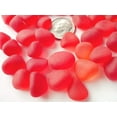 thumbnail image 3 of 30 Pieces Sea Glass Beads/Beach Glass Beads Not Drilled for Jewelry Making (Red, Big(12-16mm Length)), 3 of 6
