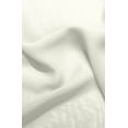 thumbnail image 2 of 2 Panel Sheer solid curtain with grommets 108"total width by 84" Long panels patio door Ruby Ivory, 2 of 3