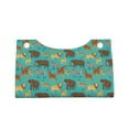 thumbnail image 3 of Picia Cute Animals Pattern Long Tissue Box Cover,PVC Leather Triangle Holder,Tissue Box Holder with Magnetic Bottom,Facial Paper Organizer Dispenser-7.9"X4.9"X4.5", 3 of 9