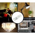 thumbnail image 3 of Halogen Light Bulbs, 10PCS G9 40W Dimmable JCD Type Clear Glass Lamp Durable Energy Saving 220V, 3 of 5