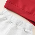 thumbnail image 6 of CAUYDY 3 6 9 12 18 Months 1-5T Child Boy Picture Outfits Toddler Long Sleeved Pullover and Sweatpants 2Pcs Clothing Set Fall Winter Autumn Gift for Baby Watermelon Red for Sizes 3-4 Years, 6 of 9