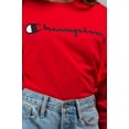 thumbnail image 4 of Champion Heritage Unisex Script Spellout Logo Long Sleeve Tee-TEAM RED SCARLET_M, 4 of 5