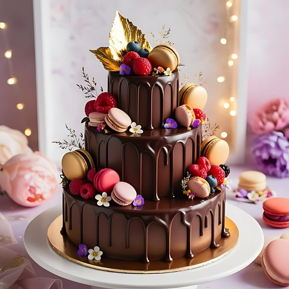 DIY Diamond Painting Kits for Adults Cake Series, Delicious Fruit Cake 5D Diamond Art Kits, Full Drill Diamond Painting Kits, Gem Arts and Crafts for Beginner Home Wall Decor