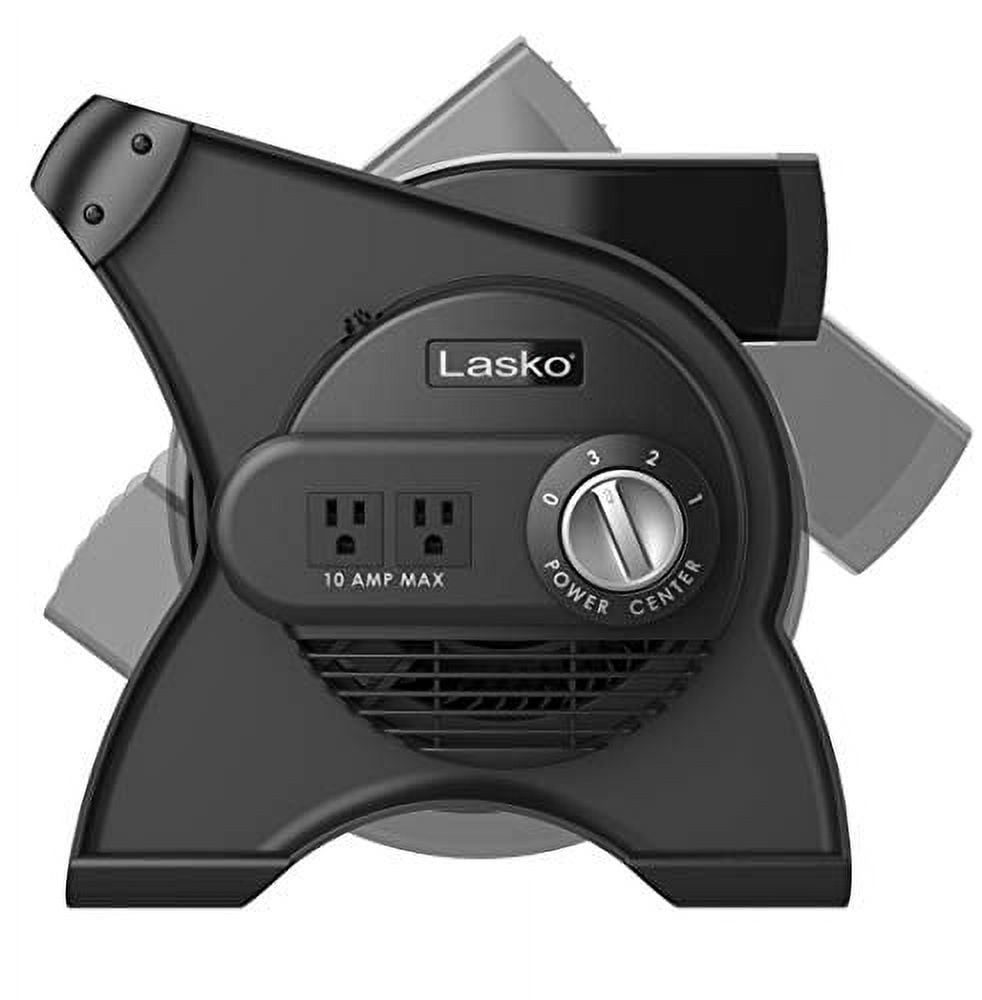 Lasko U12104 High Velocity Pro Pivoting Utility Fan for Cooling,  Ventilating, Exhausting and Drying at Home, Job Site and Work Shop, Black  12104 - Walmart.com