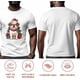 thumbnail image 5 of Mens T Shirts Christmas Tree Dog with Santa Hat Short Sleeve Casual Men's Tee Tops Graphic T-Shirts for Teen Boys/Men, 5 of 8