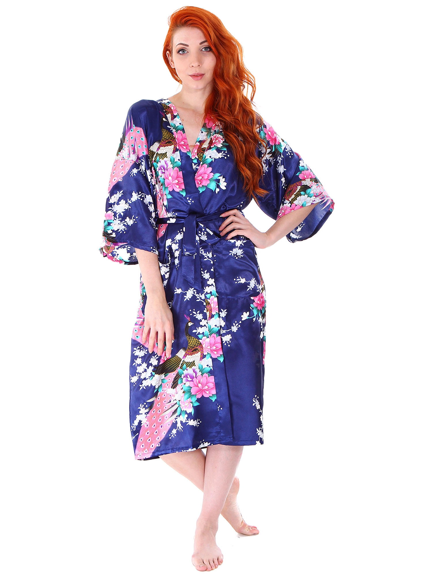 floral dressing gown womens