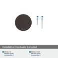 thumbnail image 4 of Amerock Balon 1-1/8 inch (29mm) Diameter Oil-Rubbed Bronze Cabinet Knob, 4 of 6