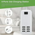 thumbnail image 3 of New 6-ports Usb Charger Multi-functional Safety Usb Charging Station For Mobile Phone Tablet Shaver Camera Fast Charging Socket, 3 of 5