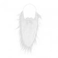 thumbnail image 4 of Barba de Papá Noel, disfraz elegante, barba falsa para actuación en el escenario de Halloween, adultos 44cm, 4 of 8