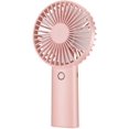 thumbnail image 1 of Portable Handheld Fan, 4400mAh Battery Operated Rechargeable Personal Fan, 6-15 Hours Working Time Strong Wind for Outdoor Activities, Summer Gift for Men Women (Pink), 1 of 6