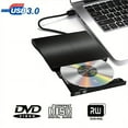 thumbnail image 4 of DEBGFS Portable External DVD Drive - CD & DVD Drives for Laptop Desktop PC Windows Linux Mac IOS - USB 3.0 Type-C Compatible CD/DVD Player with Fast Data Transfer and Plug-and-Play Functi,White, 4 of 7