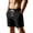 Black, variant on Besolor Men's Shorts Cotton Linen Wide Leg Elastic Waisted Lightweight Breathable Thin Casual Summer Shorts with Pockets(X-Large,White)