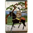 thumbnail image 2 of Japan Chinese 1861. Na Chinese On Horseback Near Kanagawa. Woodblock Print 1861 By Ando Hiroshige. Print by, 2 of 4