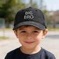 thumbnail image 2 of shoper Kids Embroidered Letter Baseball Cap Big Bro Outdoor Sun Washed Hat for Boys and Girls, 2 of 9