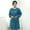 Blue, variant on Clearance Apron Sleeve under $7 Kitchen Cooking Apron Adult Smock Long Sleeved Apron Oil Reverse Dressing Men's And Women's Work Clothes