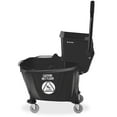 thumbnail image 3 of Dryser Commercial Mop Bucket with Side Press Wringer, 33 Quart, Black, 3 of 8