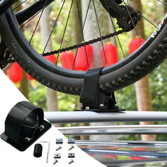 Bike Accessories Bike Rear Wheel Mount Quick Release Car Roof Rack Holder Bracket for Easy Storage and Transport -Purpose Design for Versatile Outdoor Use