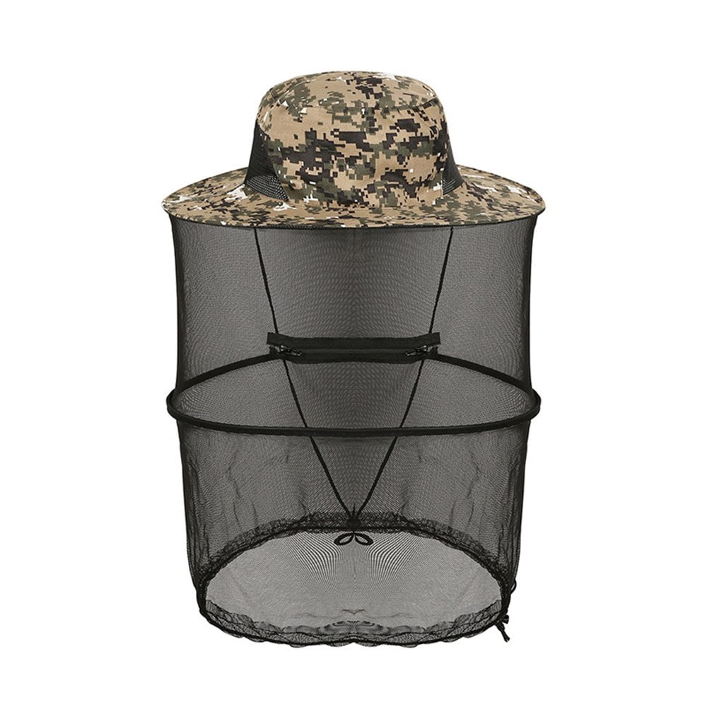 Xmart 2 Chapeaux Moustiquaires En Polyester – Anti-insectes, Maille Dense, Léger Et Pliable, Pour Camping, Randonnée Et Pêche