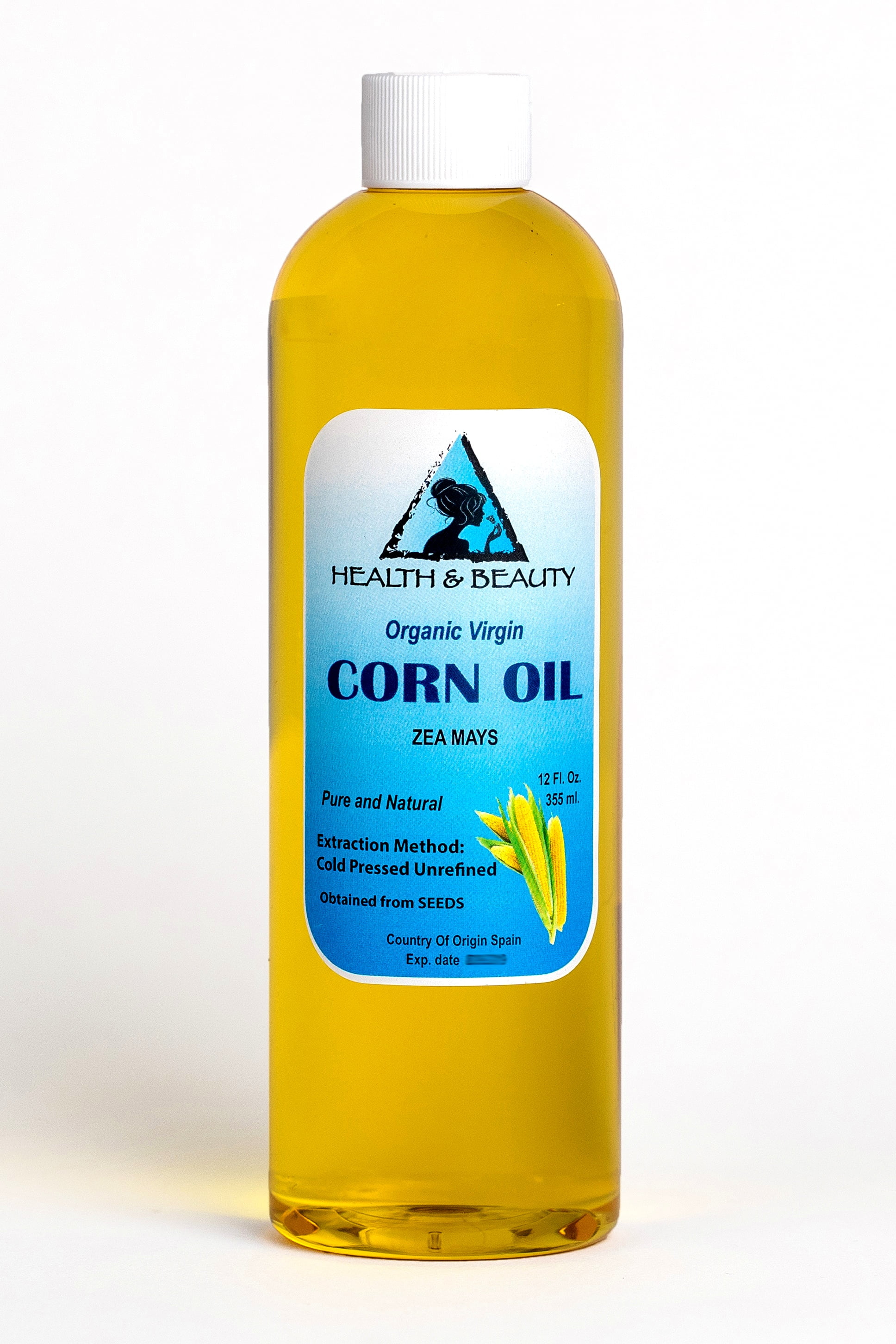 Corn / maize oil organic unrefined virgin cold pressed raw premium pure