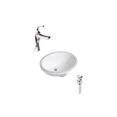 thumbnail image 1 of DROP Bath and Kitchen DR091168 Undermount Bathroom Sink Set, 1 of 4