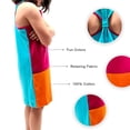 thumbnail image 2 of Kidsy Toddler Girls Solid Colors Peruvian Cotton Tank Dress – 2 Pack – Hot Pink-Lime Green, 5, 2 of 5