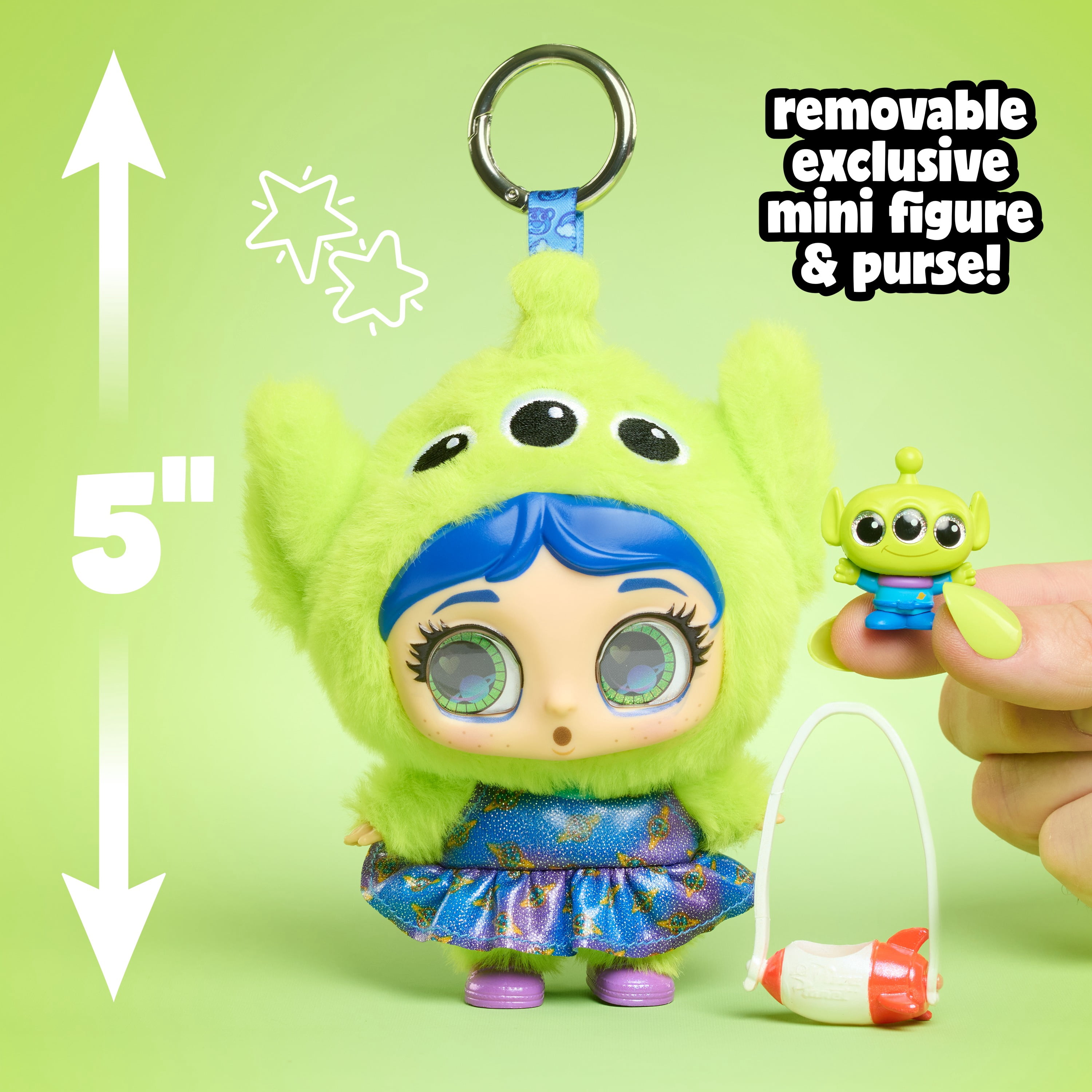 Disney Doorables Adoorbs! Littlz Vinyl Plush Clip-On, Collectible Clip-on Plush, 7 to Collect, Ages 5 and Up