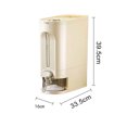 thumbnail image 4 of HEVIRGO Rice Dispenser with Measuring Cup Large Capacity Clear Visible Airtight Flour Beans Cereal Grains Food Storage Container Kitchen Supplies, 4 of 11