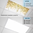 thumbnail image 4 of Yellow Eucalyptus Leaves Fluorescent Light Covers, Spring Floral Summer Botanical Magnetic Light Covers for Ceiling Lights, Fluorescent Ceiling Shade Filters for Classroom Bedroom Office 4x2Ft x 4PCS, 4 of 8