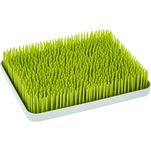 Lawn Countertop Baby Bottle Drying Rack with Antimicrobial Tray - Spring Green - Bottle Rack and Organizer - Baby Feeding Essentials - 13.5 x 11 x 2.5 - 1 Count