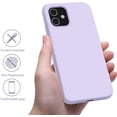 thumbnail image 5 of iPhone 11 Case,Ultra Slim Fit iPhone Case Liquid Silicone Gel Cover with Full Body Protection Anti-Scratch Shockproof Case Compatible with iPhone 11 (Cloud Mauve), 5 of 5