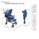 thumbnail image 5 of Carriola Reclinable, Plegable D’Bebé Aerostar - Azul, 5 of 6
