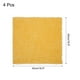 thumbnail image 2 of Servilletas de tela hechas a mano Uxcell, servilletas de lino con flecos, servilletas de cena rústicas en color amarillo, 2 of 5