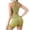 Yellow, variant on Bibifish Womens Sports Outfits 2Pcs Black Mesh Racerback Crop Tops And Shorts Breathable Elastic Sweat-Wicking Yoga Fitness Daily Comfy Sets