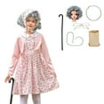 thumbnail image 1 of Tenue Style Cour Enfants Vieille Dame 100e Journée d'École Filles Robe de Mamie 100 Ans Grand-Maman, 1 of 3