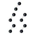 thumbnail image 2 of QualitChoice Dress Brooch Pin Simple Style Woman Fashion Accessory Female Clothes Adornment Jewelry Gift Pearl Sweater Cardigan Clip Type 12 5Set, 2 of 6