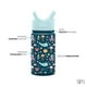 thumbnail image 2 of Botella de agua Simple Modern Summit Kids con tapa de pajita aislante, 2 of 5