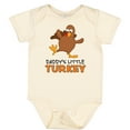 thumbnail image 3 of Inktastic Daddy's Little Turkey Boys or Girls Baby Bodysuit, 3 of 5