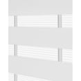 thumbnail image 4 of Achim Cordless Celestial Sheer Double Layered Window Shade (White, 35" x 72"), 4 of 4