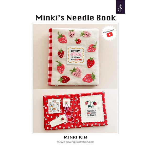 Minki’s Needle Book Pattern by Minki Kim