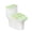 Butterfly and Daisy Pattern, variant on HELLHERO Colorful Marble Texture Pattern Elastic Bottom Toilet Seat Protector Stretch Elastic Edge Stretchy Fabric Bathroom Toilet Cover Set Adjustable