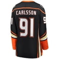 thumbnail image 3 of Women's Fanatics Leo Carlsson Black Anaheim Ducks Home Breakaway Player Jersey, 3 of 3
