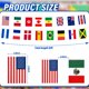 thumbnail image 2 of Yanonmyfd 100 Countries String Flag – 84Ft World Flag Banner for Party Decorations, Sports Clubs, Classrooms, Bars, and Festivals – International Bunting for Global Celebrations, 2 of 12