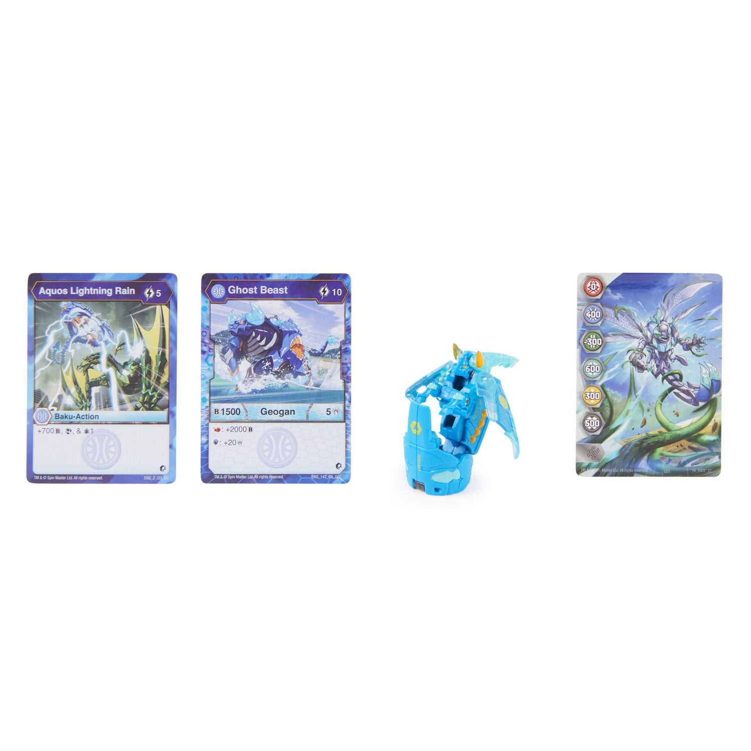 Bakugan Geogan, Ghost Beast, Geogan Rising Collectible Action Figure and Trading Cards