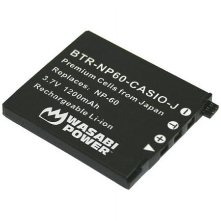 Image of Wasabi Power Battery for Casio NP-60 NP-60DBA