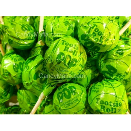 Tootsie Pops Lemon Lime Flavored 60 count